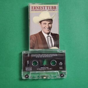 Ernest Tubb – Retrospective Volume 1 Cassette Album 1989 MCA Special Products